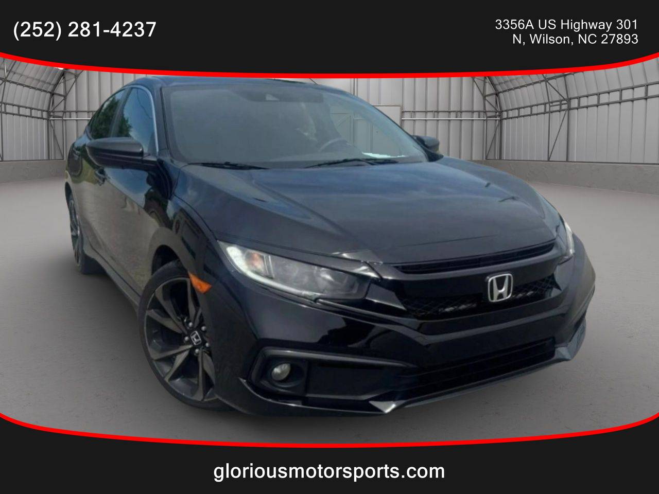 2019 Honda Civic Sport — Sedan — 128,490 mi — Wilson, NC