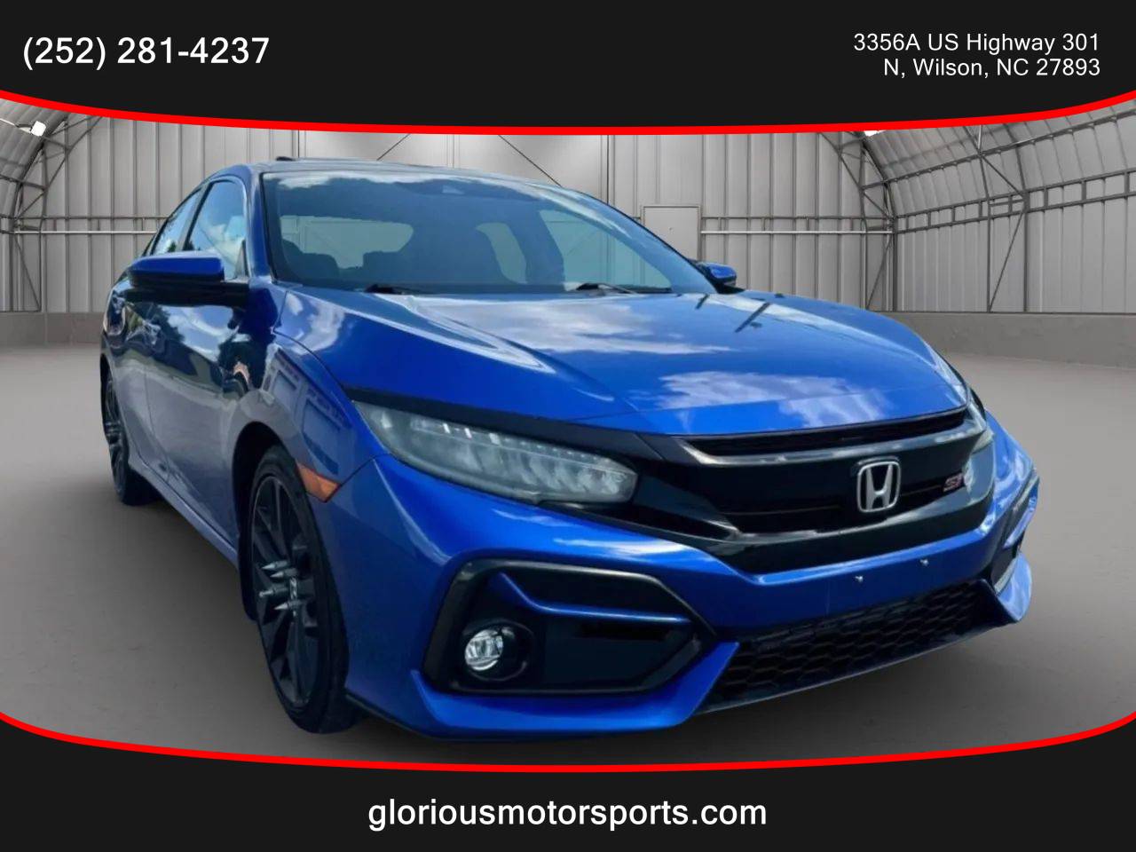 2020 Honda Civic Si — Sedan — 66,619 mi — Wilson, NC
