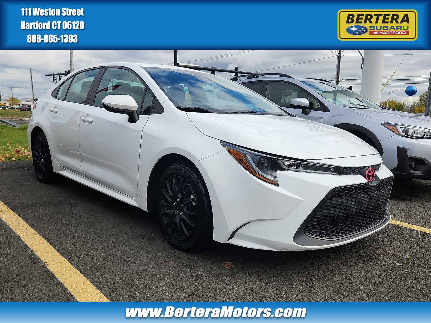 2020 Toyota Corolla LE — Sedan — 89,001 mi — Hartford, CT