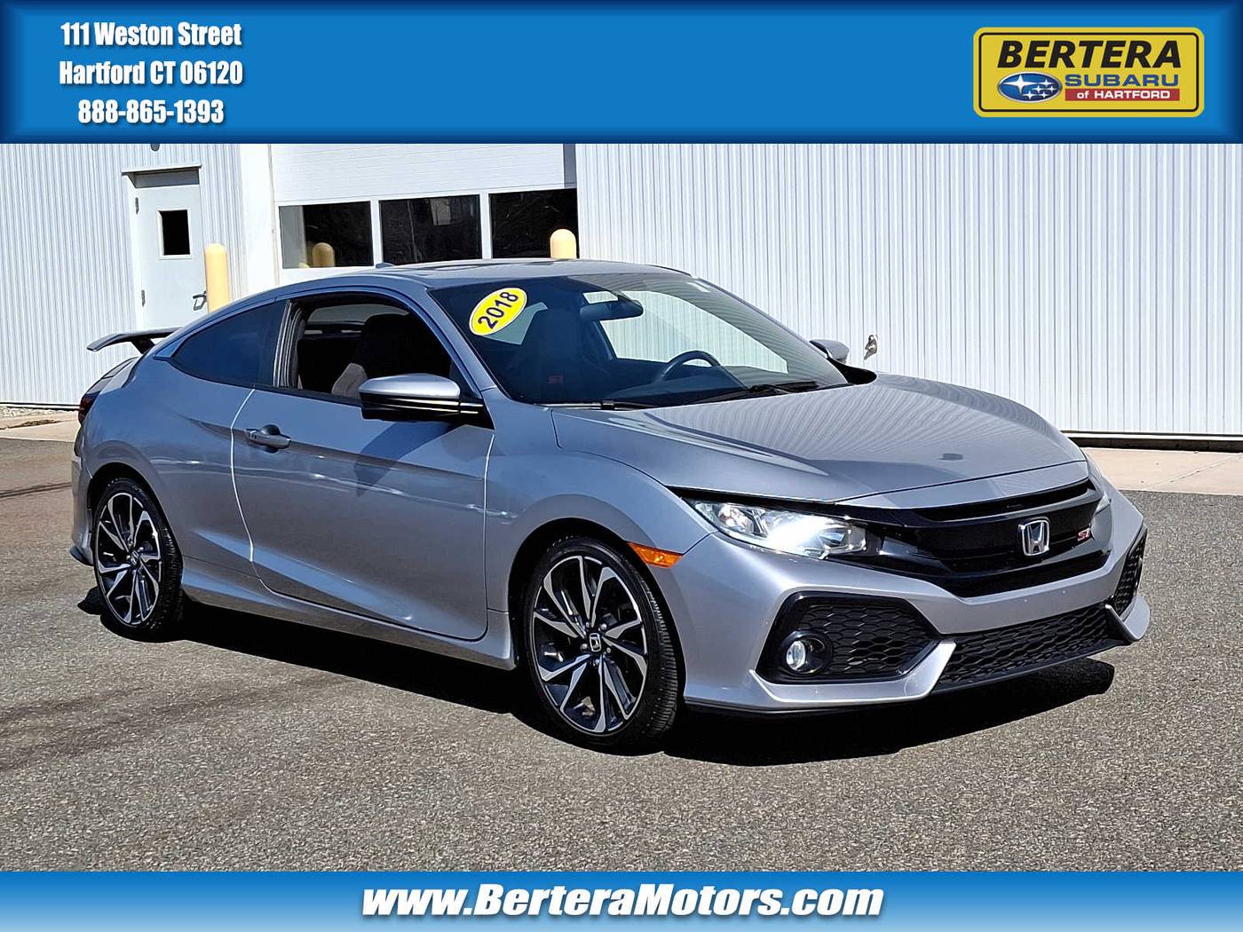 2018 Honda Civic Si — Coupe — 62,420 mi — Hartford, CT