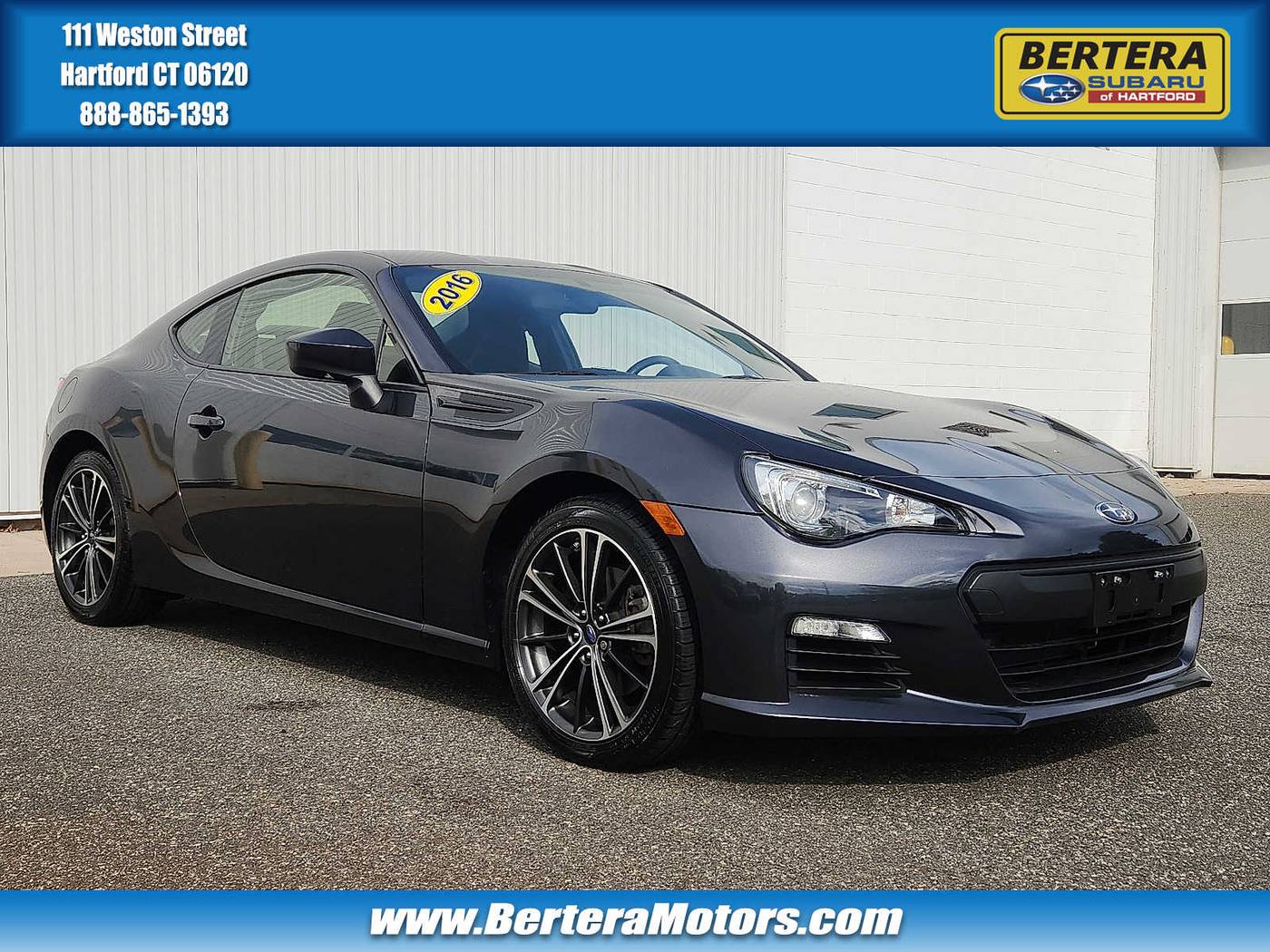 2016 Subaru BRZ Premium — Coupe — 36,391 mi — Hartford, CT