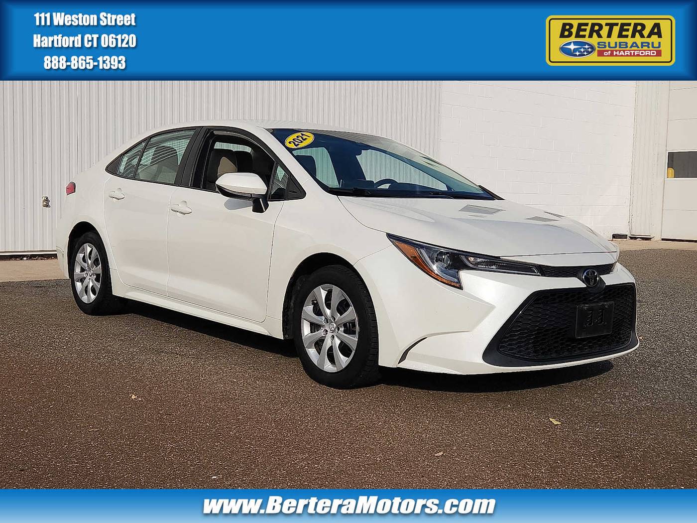 2021 Toyota Corolla LE — Sedan — 76,829 mi — Hartford, CT