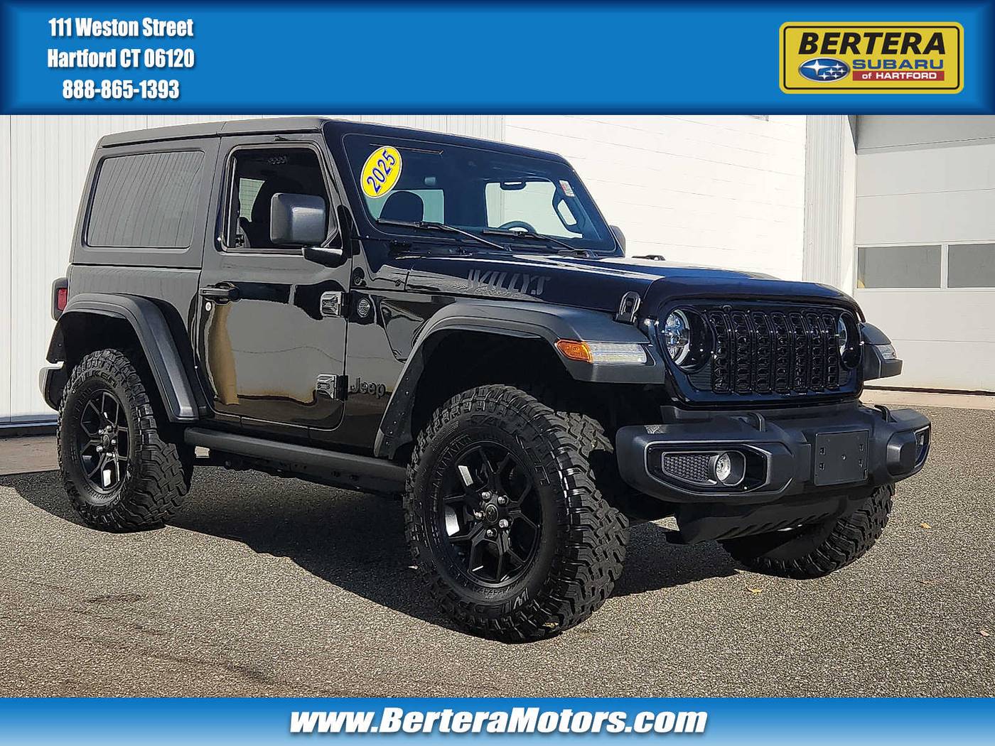 2025 Jeep Wrangler Willys — SUV — 6,623 mi — Hartford, CT