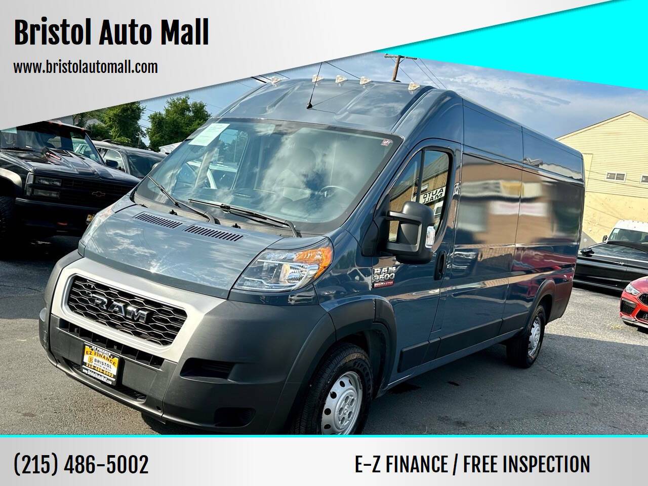 2019 Ram ProMaster Cargo Van 3500 — Cargo Van — 94,884 mi — Levittown, PA