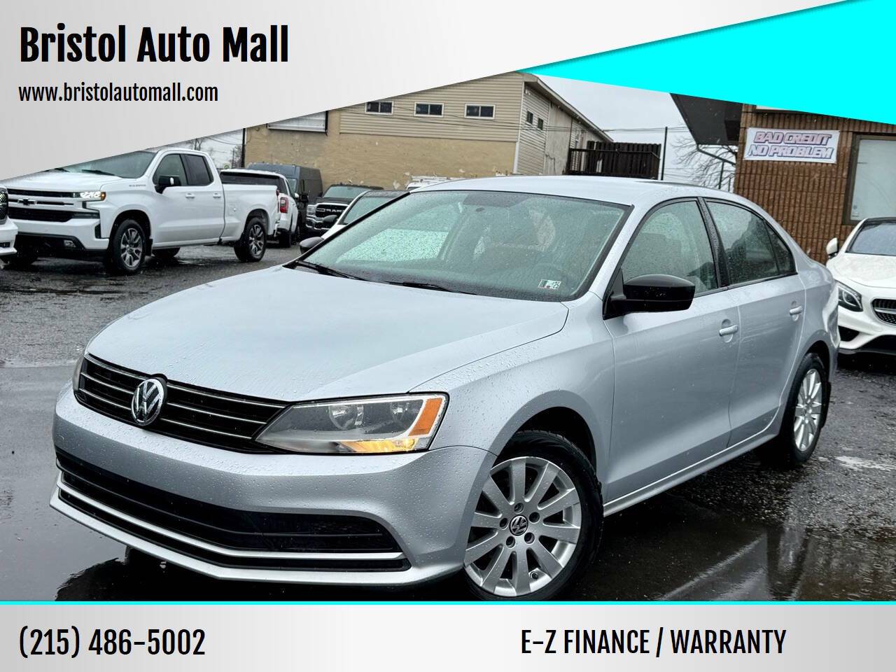 2015 Volkswagen Jetta TDI S — Sedan — 106,728 mi — Levittown, PA