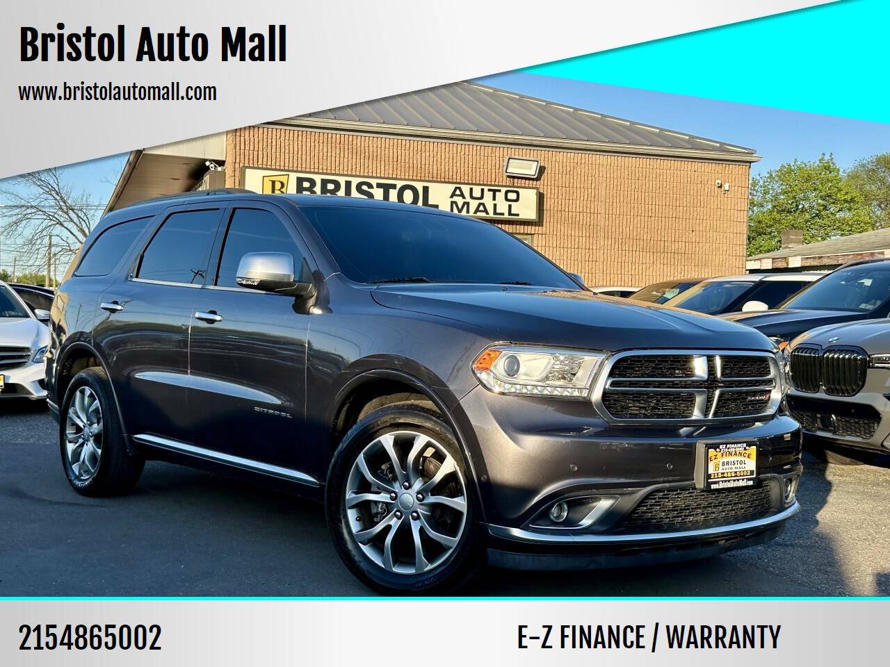 2018 Dodge Durango Citadel Anodized Platinum — SUV — 93,542 mi — Levittown, PA