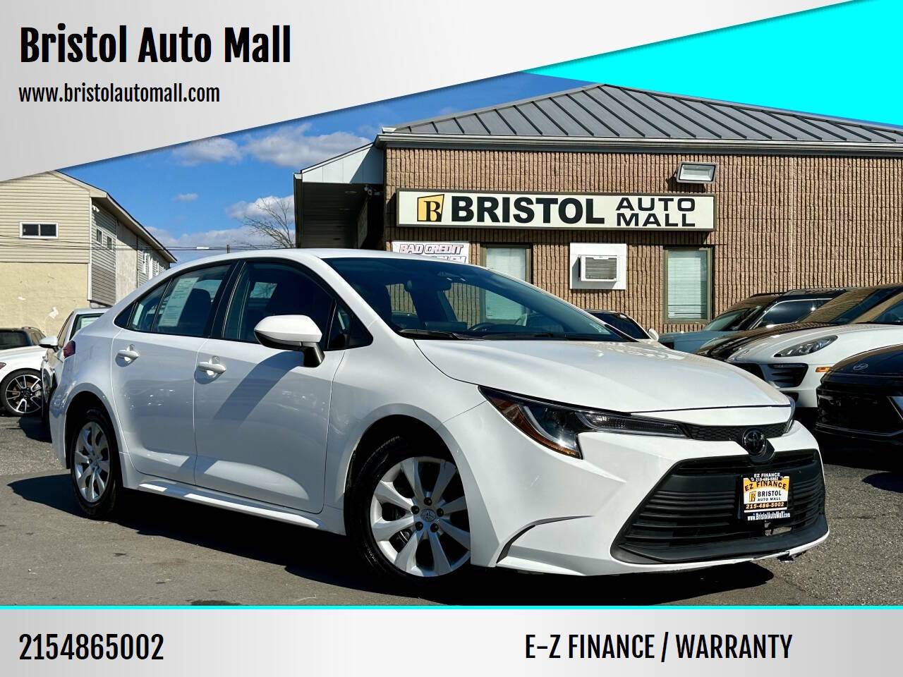 2023 Toyota Corolla LE — Sedan — 58,838 mi — Levittown, PA