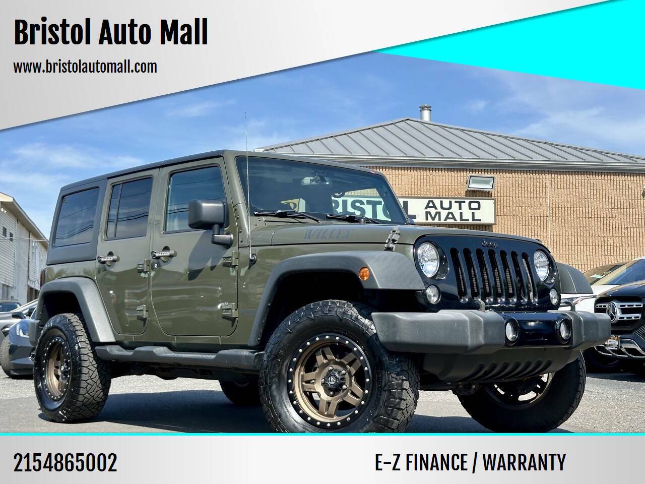 2016 Jeep Wrangler Willys Wheeler — SUV — 102,749 mi — Levittown, PA