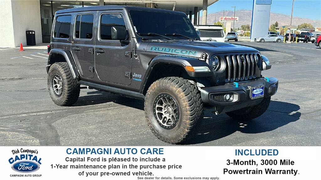 2021 Jeep Wrangler Rubicon 4xe — SUV — 40,635 mi — Carson City, NV