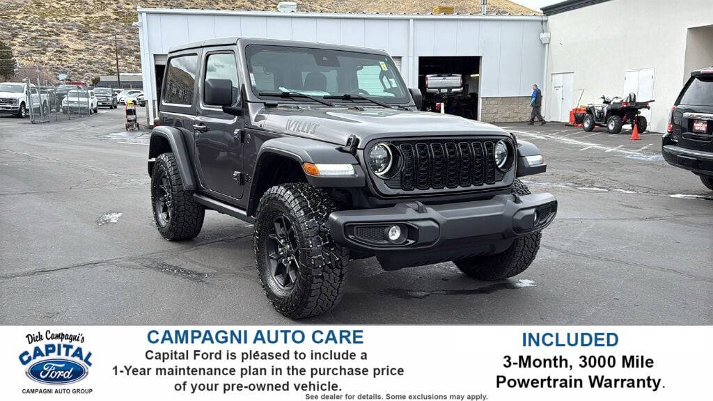 2025 Jeep Wrangler Willys — SUV — 9,712 mi — Carson City, NV