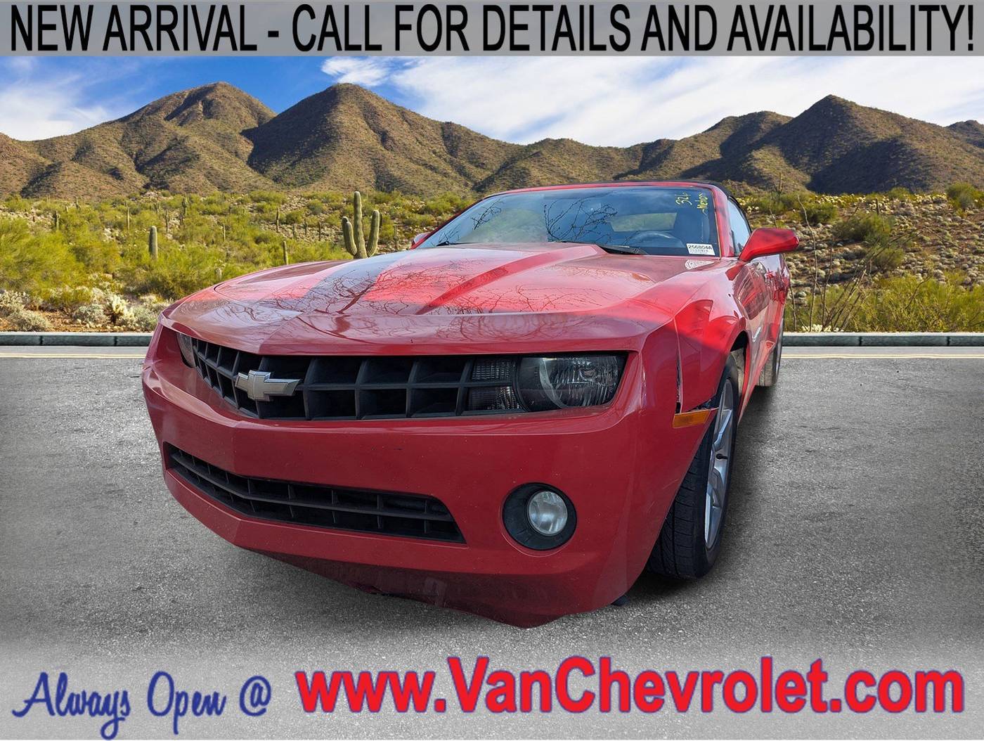 2012 Chevrolet Camaro 1LT — Convertible — 133,070 mi — Scottsdale, AZ