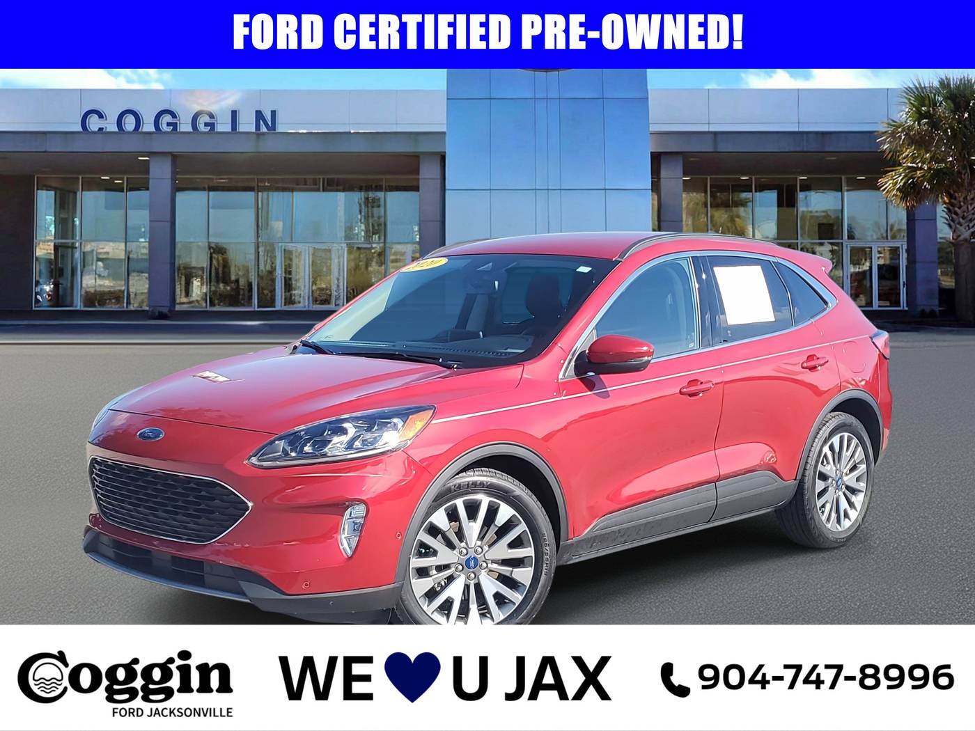2020 Ford Escape Hybrid Titanium — SUV — 35,767 mi — Jacksonville, FL