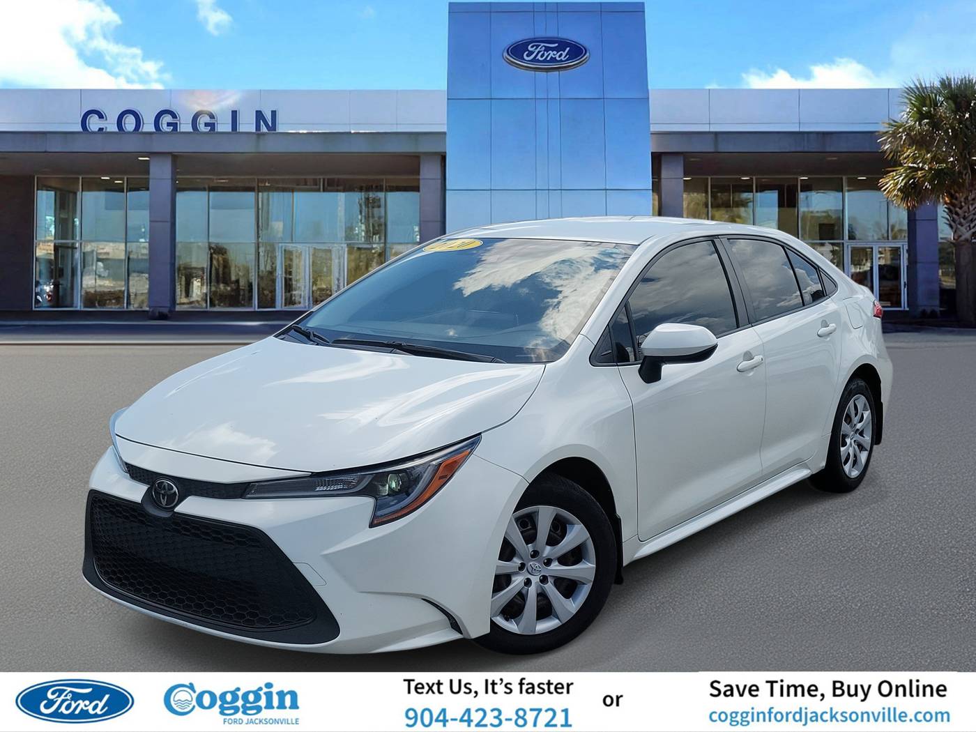 2020 Toyota Corolla LE — Sedan — 77,264 mi — Jacksonville, FL