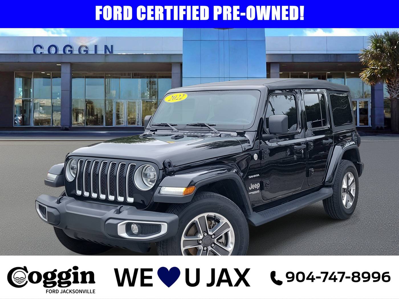 2022 Jeep Wrangler Sahara — SUV — 24,383 mi — Jacksonville, FL