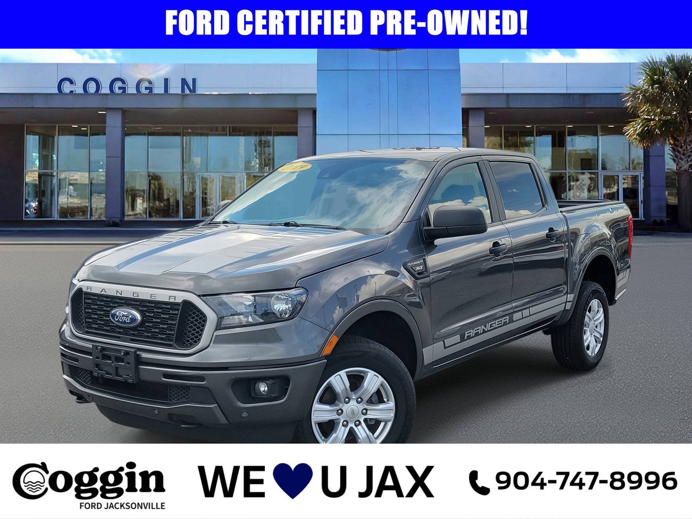 2019 Ford Ranger XLT — Pickup Truck — 73,343 mi — Jacksonville, FL