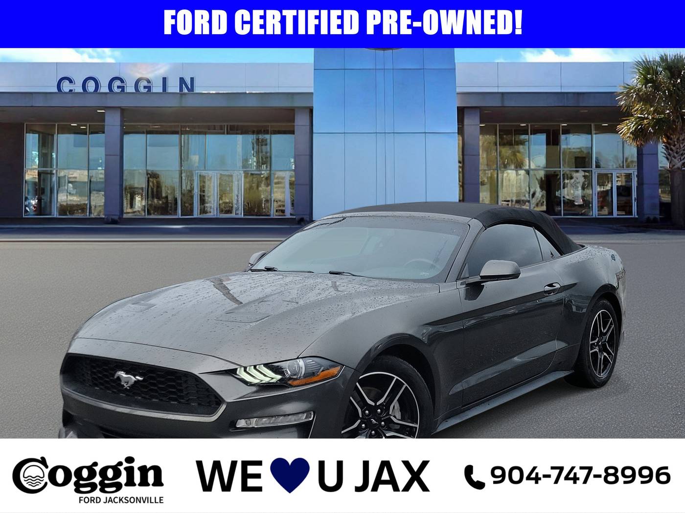 2019 Ford Mustang EcoBoost Premium — Convertible — 84,764 mi — Jacksonville, FL