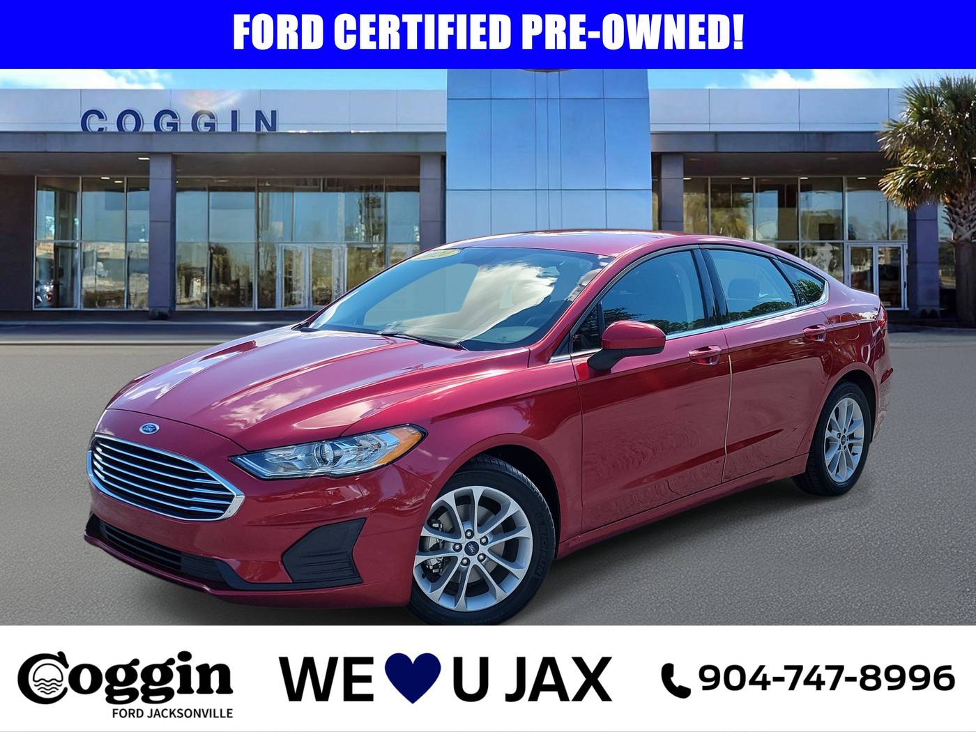 2020 Ford Fusion SE — Sedan — 66,797 mi — Jacksonville, FL
