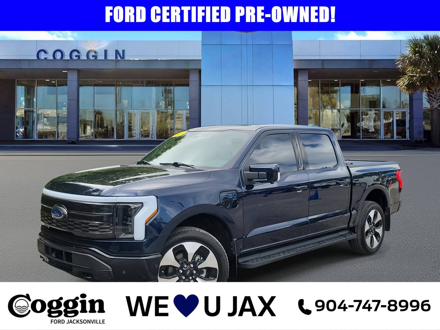 2023 Ford F-150 Lightning Platinum — Pickup Truck — 17,366 mi — Jacksonville, FL
