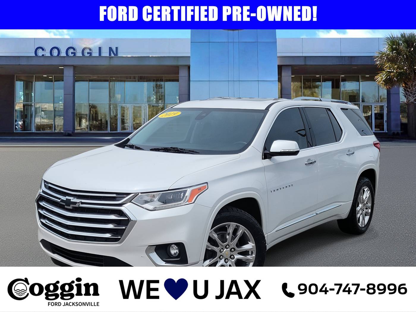2019 Chevrolet Traverse High Country — SUV — 100,112 mi — Jacksonville, FL