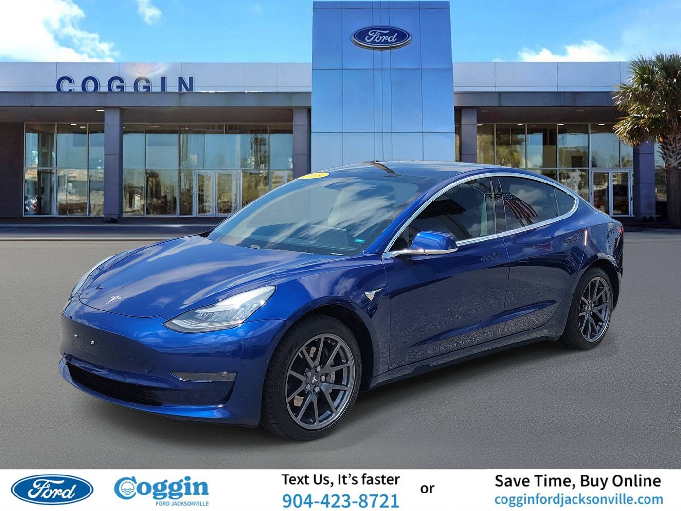 2019 Tesla Model 3 Standard Range Plus — Sedan — 40,725 mi — Jacksonville, FL