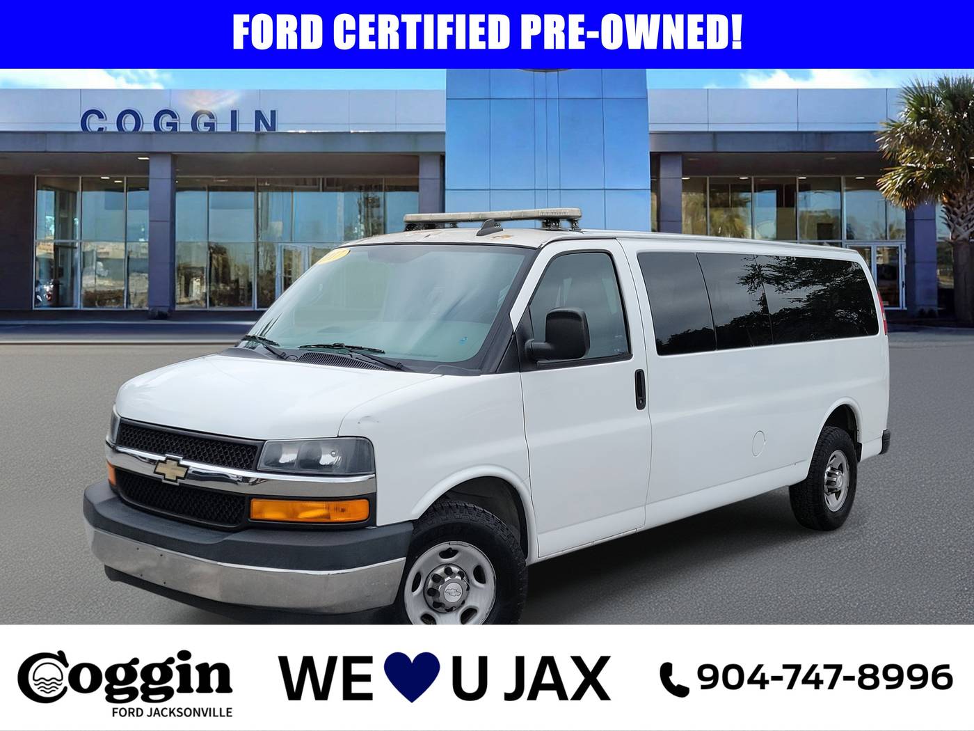 2017 Chevrolet Express Passenger LT — Passenger Van — 83,959 mi — Jacksonville, FL