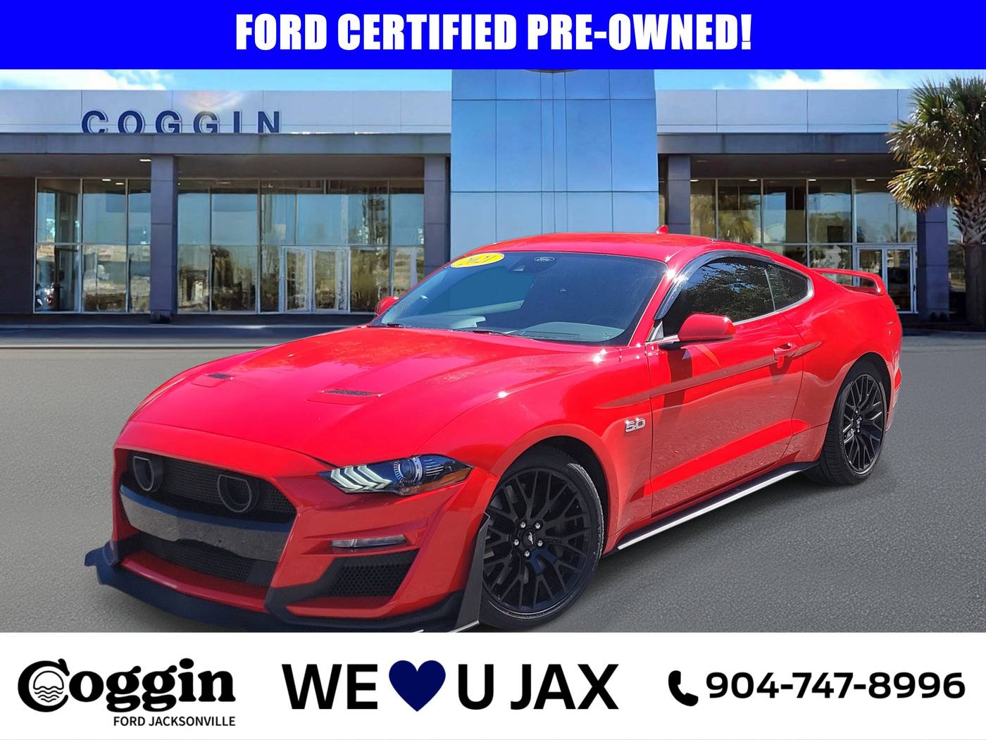 2021 Ford Mustang GT Premium — Coupe — 49,827 mi — Jacksonville, FL
