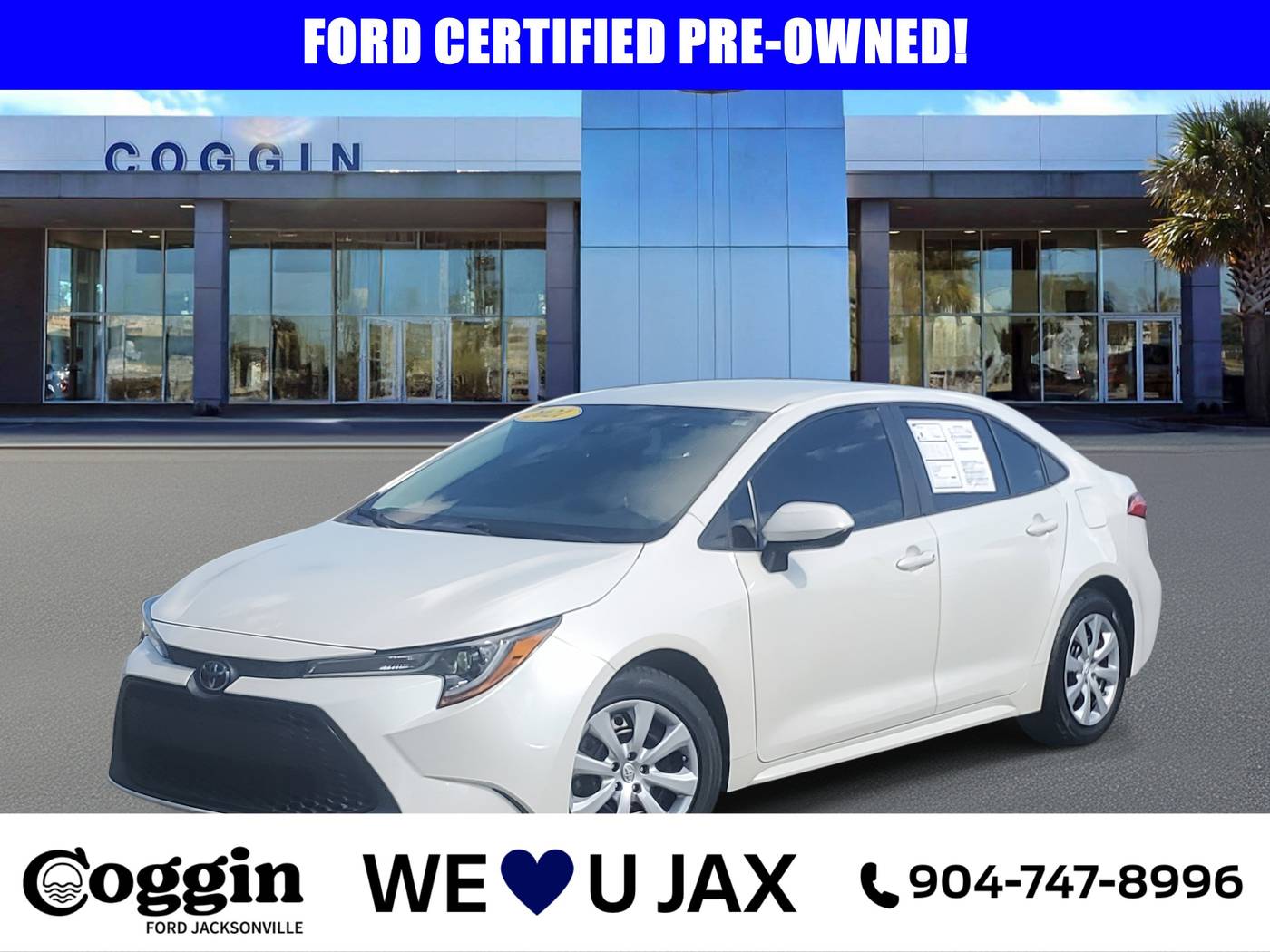 2021 Toyota Corolla LE — Sedan — 67,000 mi — Jacksonville, FL