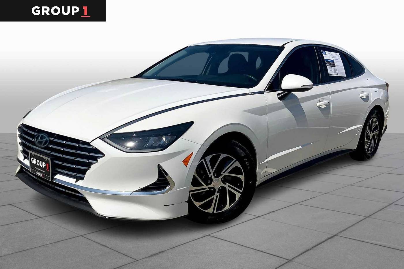 2021 Hyundai Sonata Hybrid Blue — Sedan — 134,496 mi — Kingwood, TX