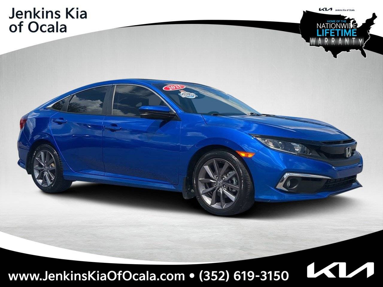 2021 Honda Civic EX — Sedan — 45,473 mi — Ocala, FL