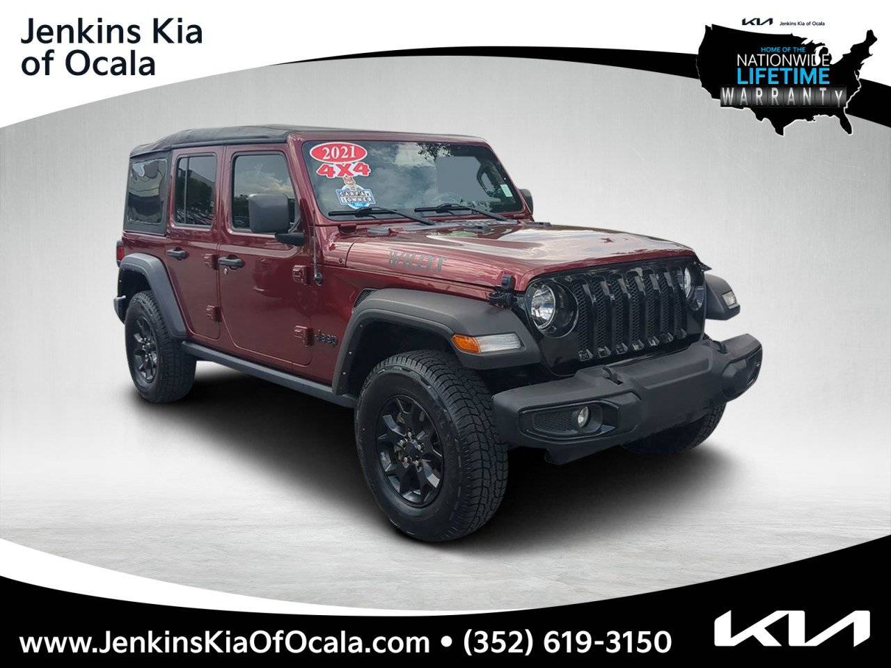 2021 Jeep Wrangler Willys Sport — SUV — 60,501 mi — Ocala, FL