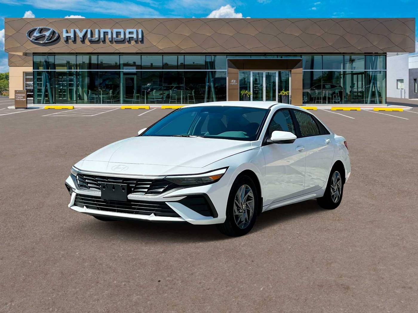 2025 Hyundai Elantra Hybrid Blue — Sedan — 3,691 mi — Houston, TX