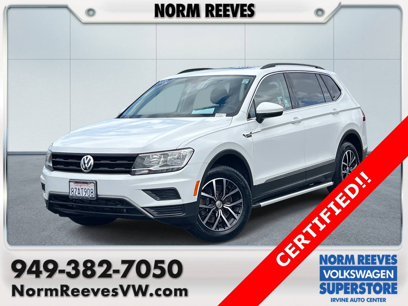 2021 Volkswagen Tiguan SE — SUV — 44,468 mi — Irvine, CA