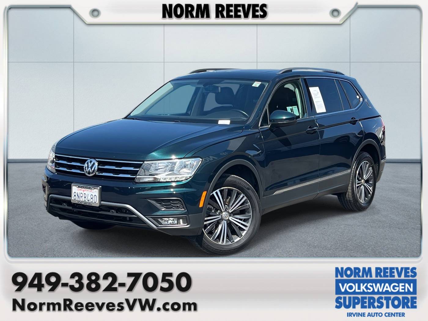2019 Volkswagen Tiguan SEL — SUV — 65,486 mi — Irvine, CA
