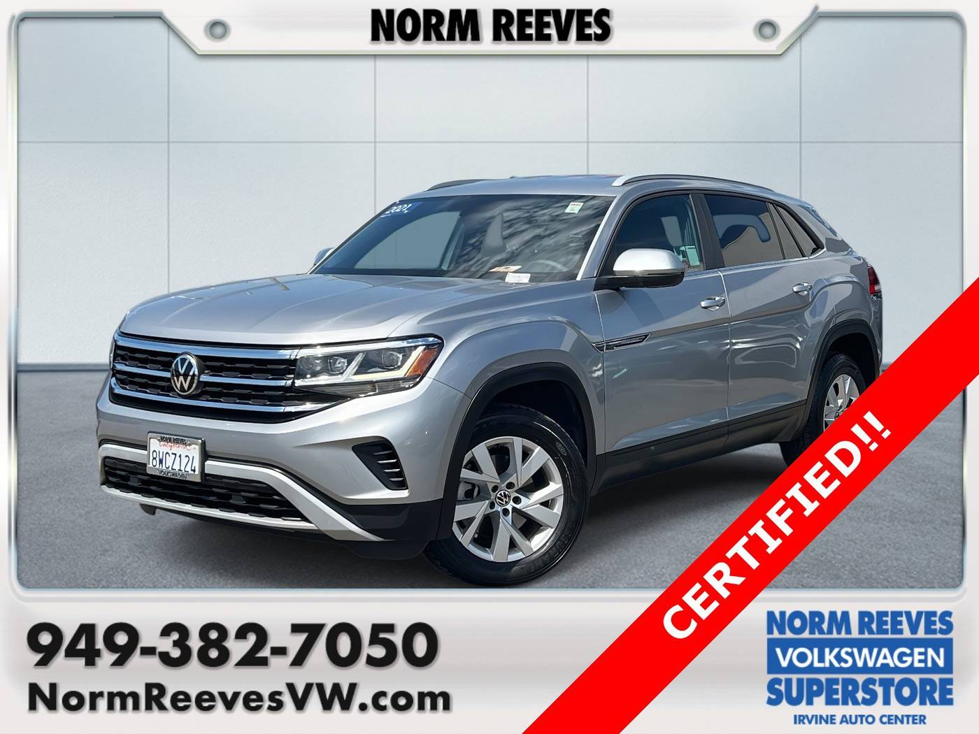 2021 Volkswagen Atlas Cross Sport S — SUV — 52,391 mi — Irvine, CA