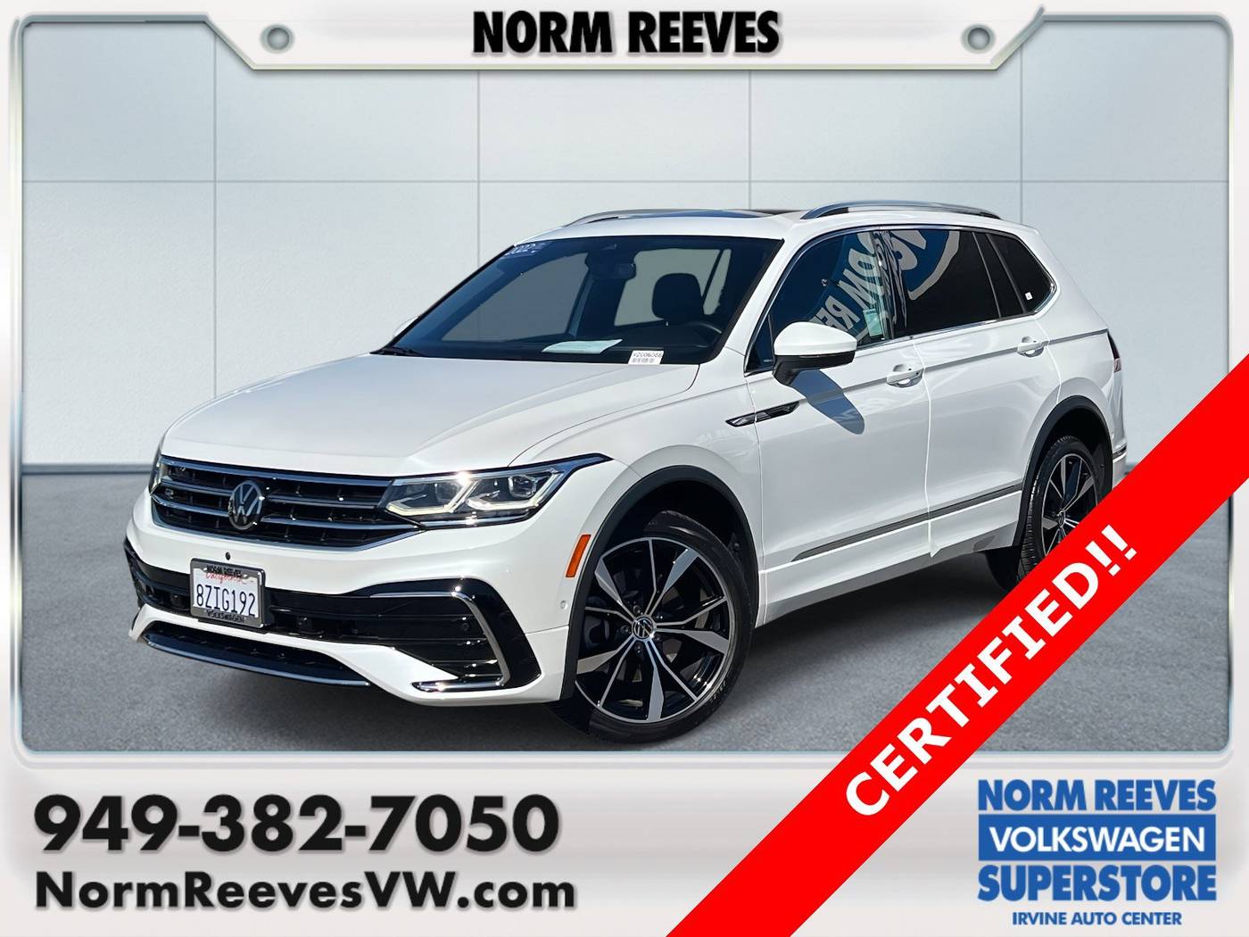 2022 Volkswagen Tiguan SEL R-Line — SUV — 34,284 mi — Irvine, CA