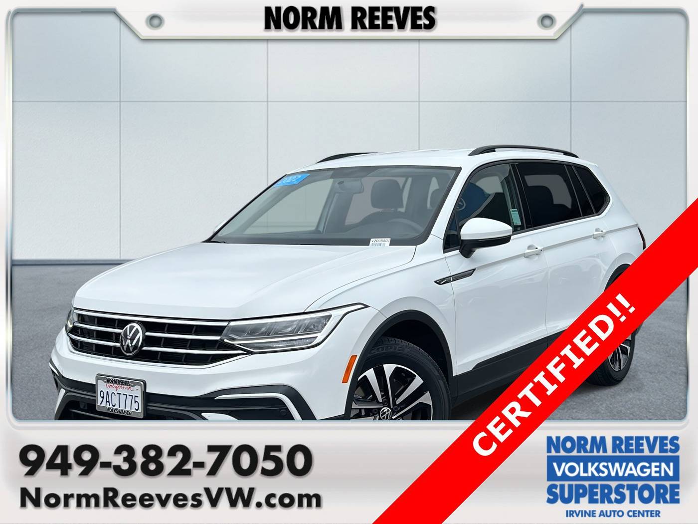 2022 Volkswagen Tiguan S — SUV — 37,917 mi — Irvine, CA