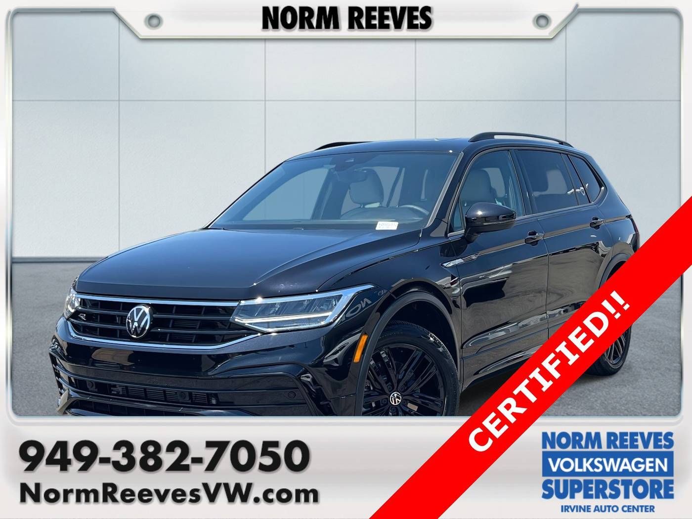 2022 Volkswagen Tiguan SE R-Line Black — SUV — 14,046 mi — Irvine, CA