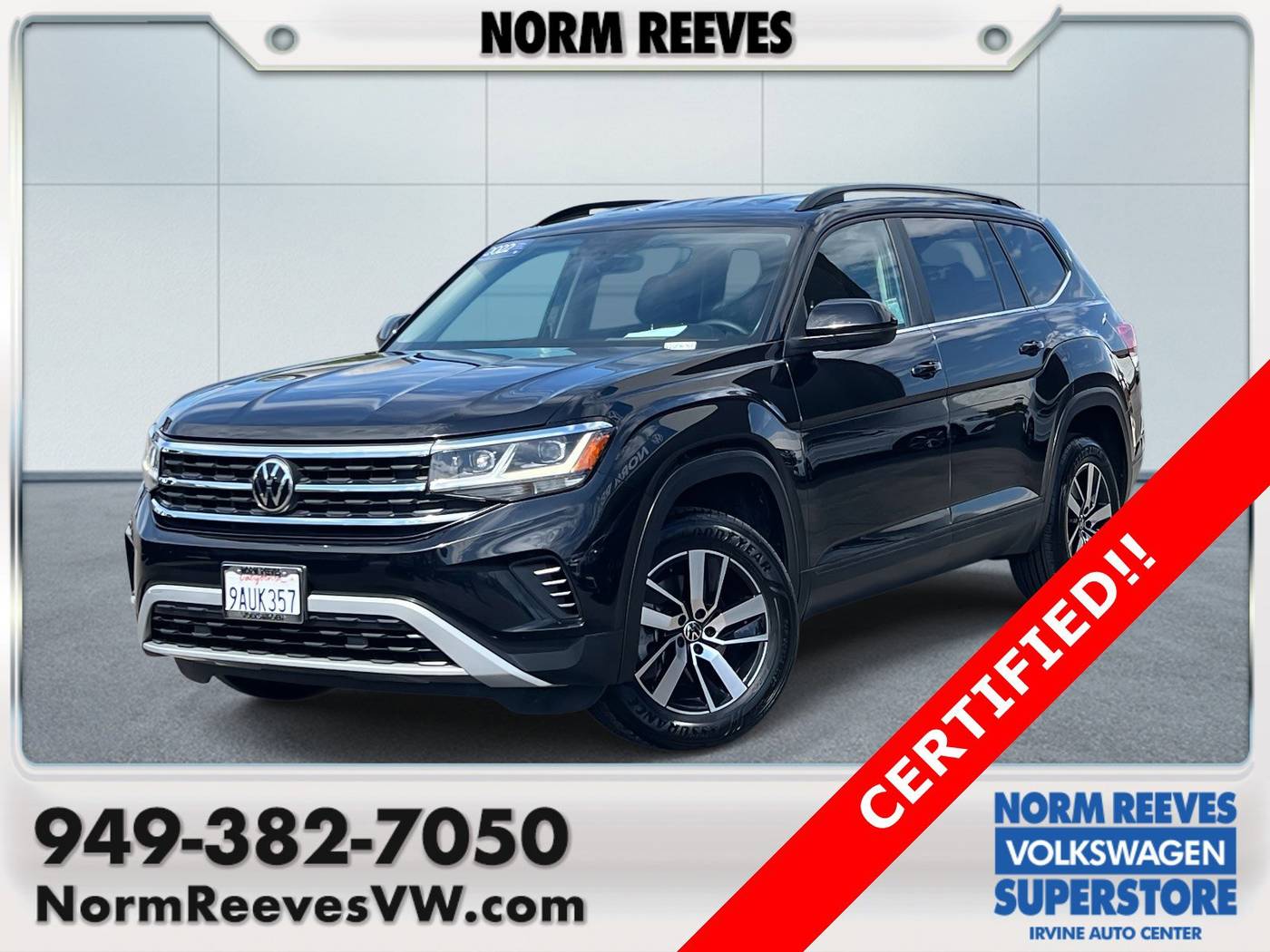 2022 Volkswagen Atlas SE — SUV — 37,556 mi — Irvine, CA