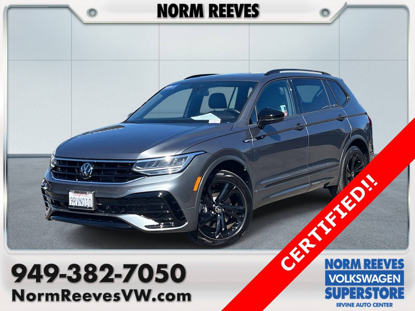 2024 Volkswagen Tiguan SE R-Line Black — SUV — 7,517 mi — Irvine, CA