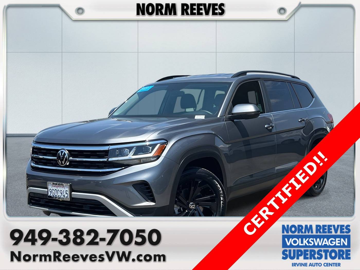 2023 Volkswagen Atlas SE with Technology — SUV — 10,221 mi — Irvine, CA