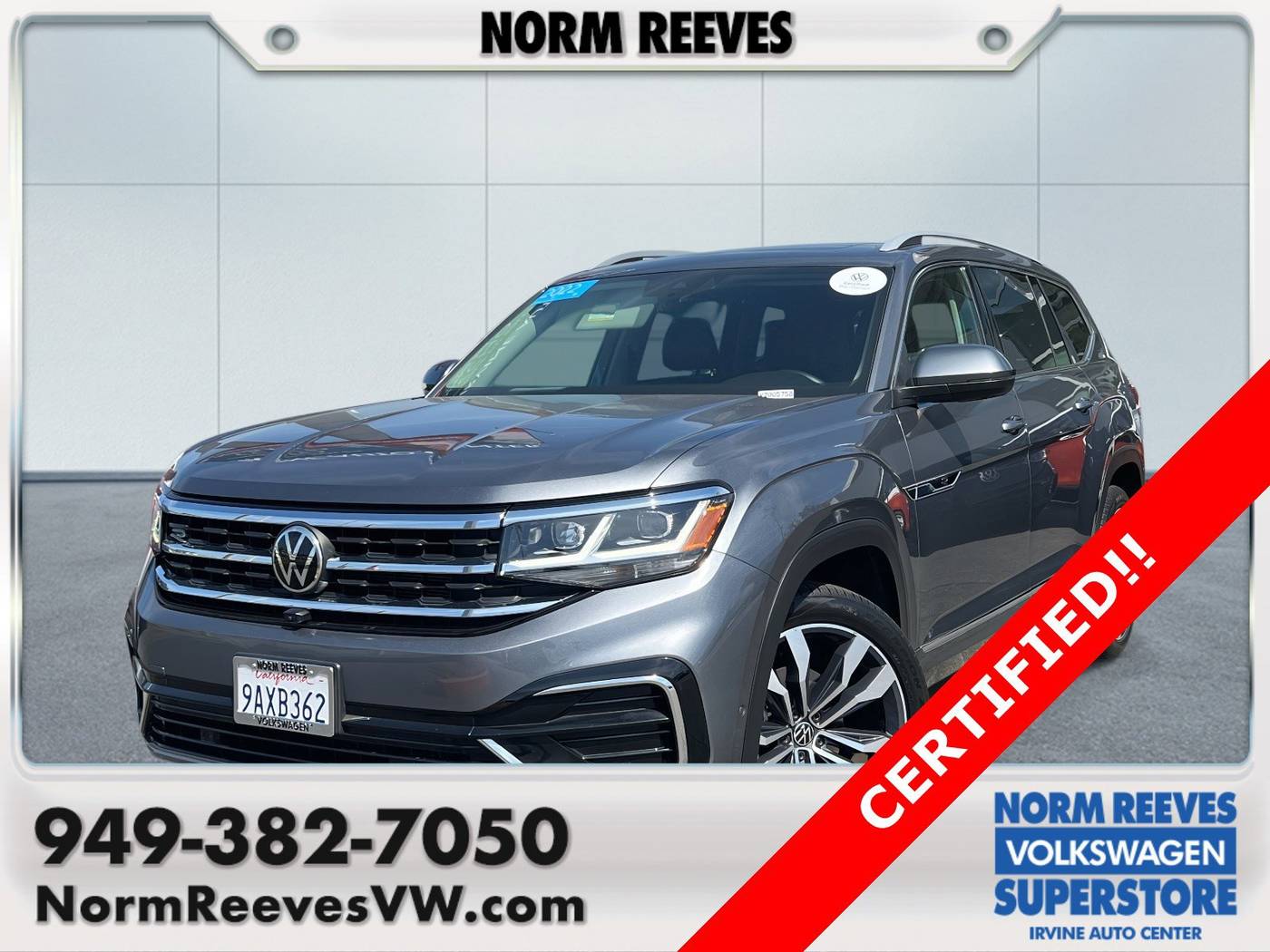 2022 Volkswagen Atlas SEL Premium R-Line — SUV — 24,437 mi — Irvine, CA