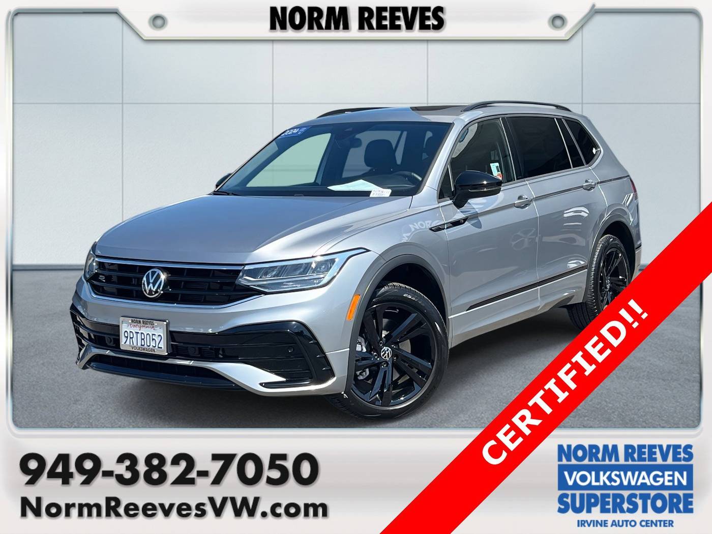2024 Volkswagen Tiguan SE R-Line Black — SUV — 6,842 mi — Irvine, CA