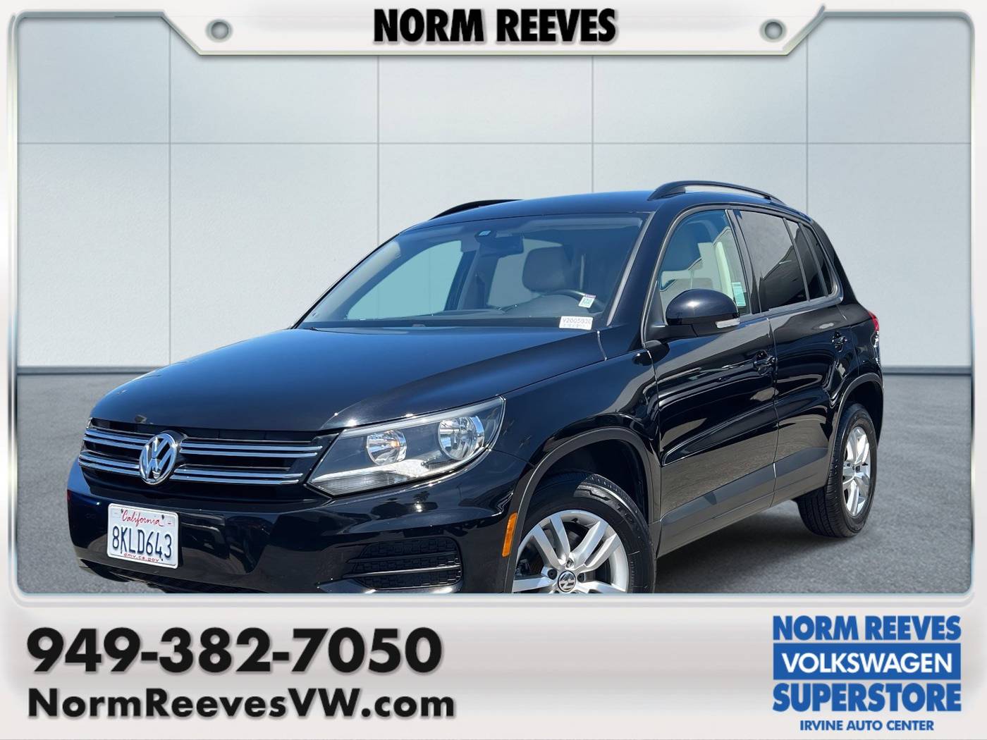 2016 Volkswagen Tiguan S — SUV — 58,210 mi — Irvine, CA