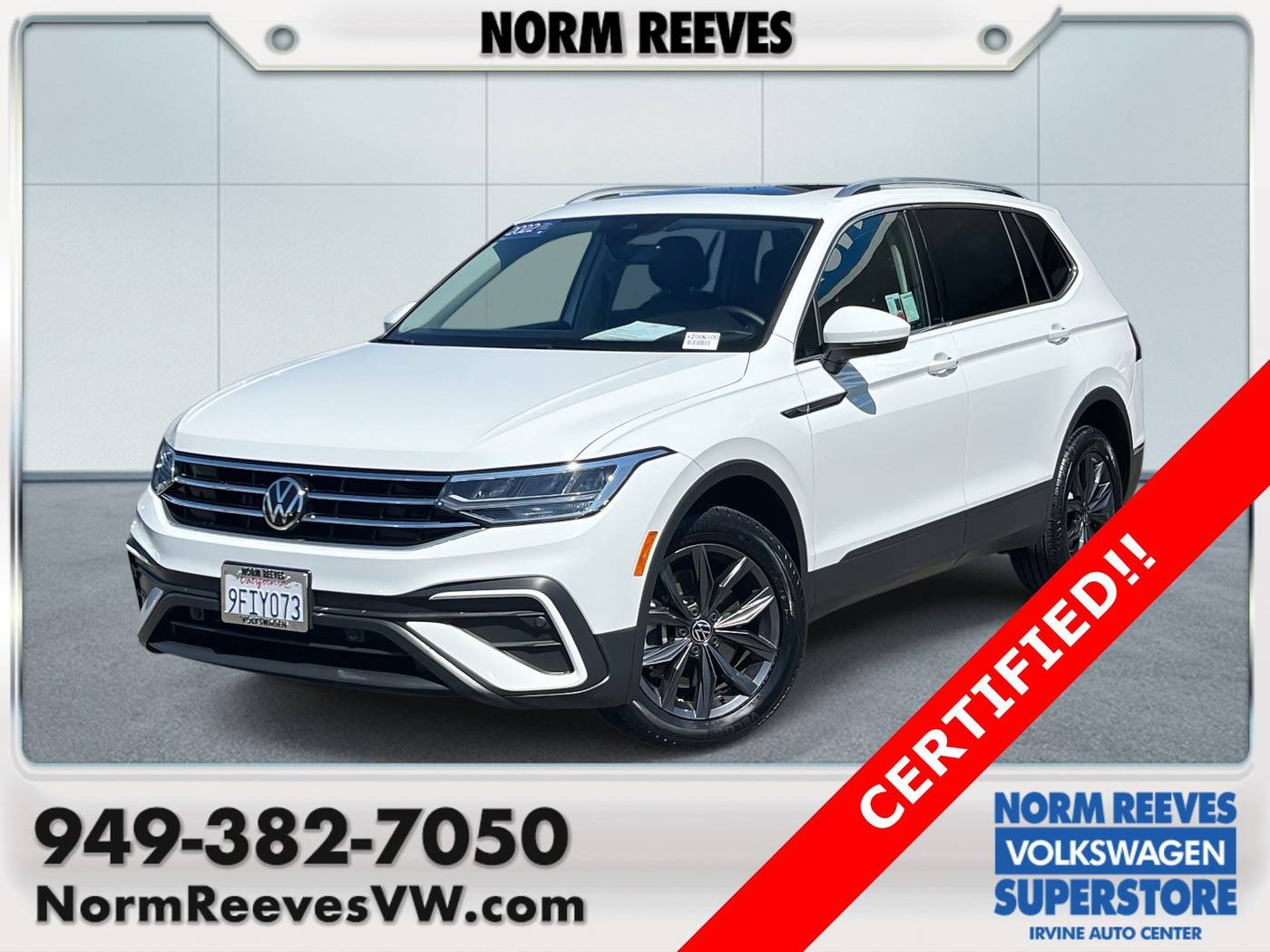 2022 Volkswagen Tiguan SE — SUV — 49,480 mi — Irvine, CA