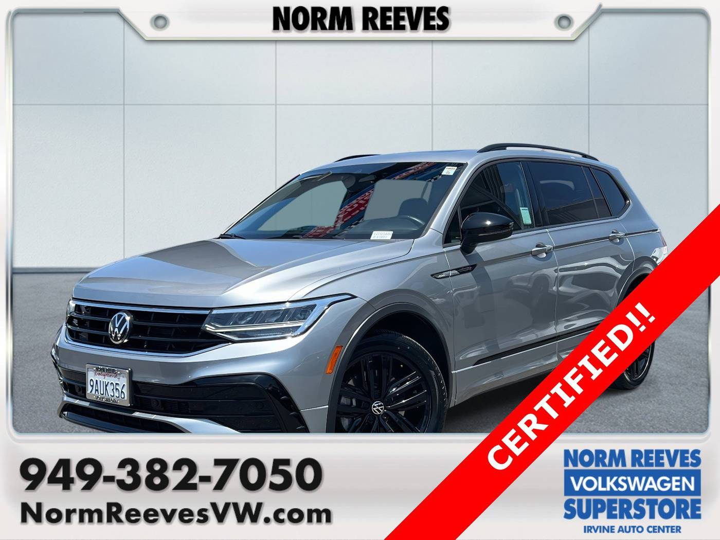 2022 Volkswagen Tiguan SE R-Line Black — SUV — 28,709 mi — Irvine, CA