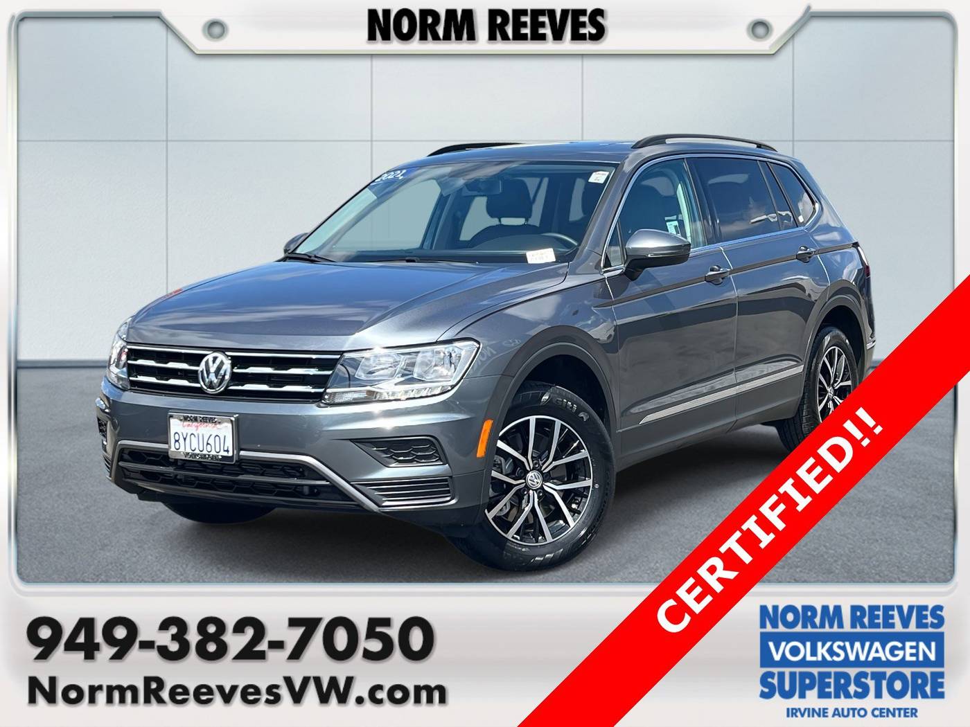2021 Volkswagen Tiguan SE — SUV — 20,765 mi — Irvine, CA
