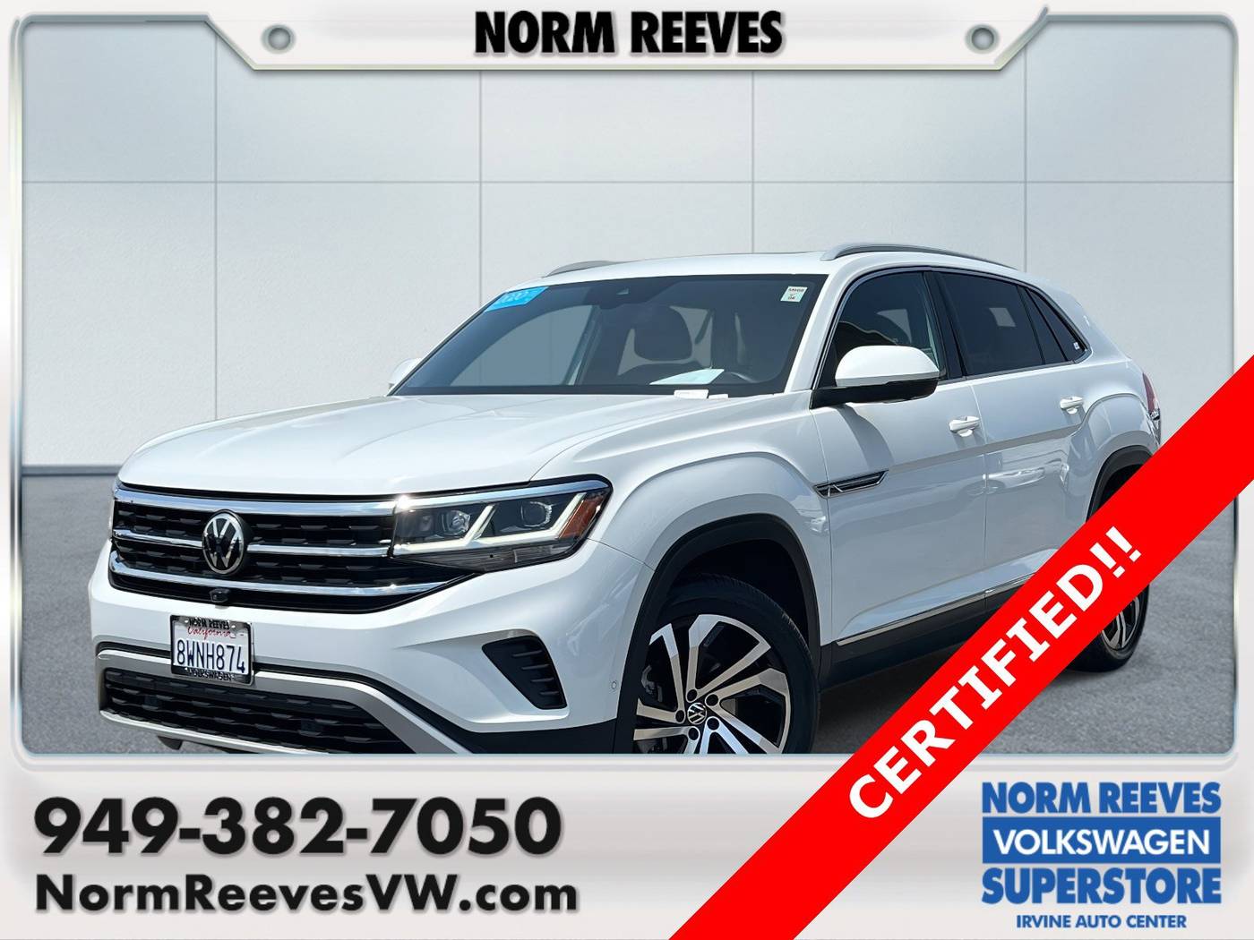 2020 Volkswagen Atlas Cross Sport SEL Premium — SUV — 39,549 mi — Irvine, CA
