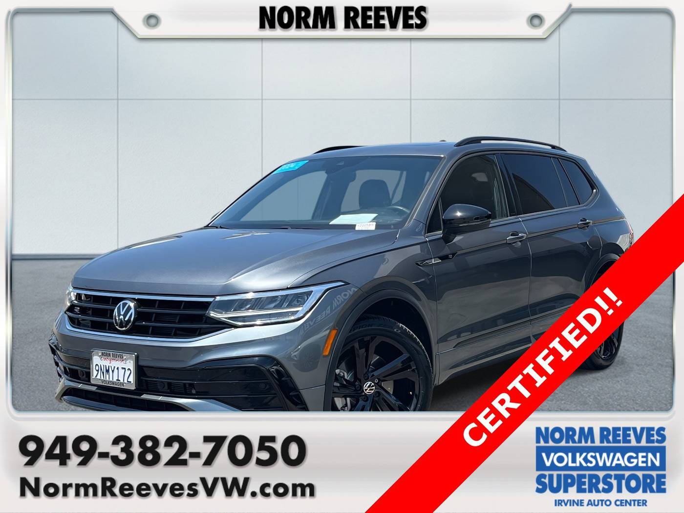 2024 Volkswagen Tiguan SE R-Line Black — SUV — 14,595 mi — Irvine, CA