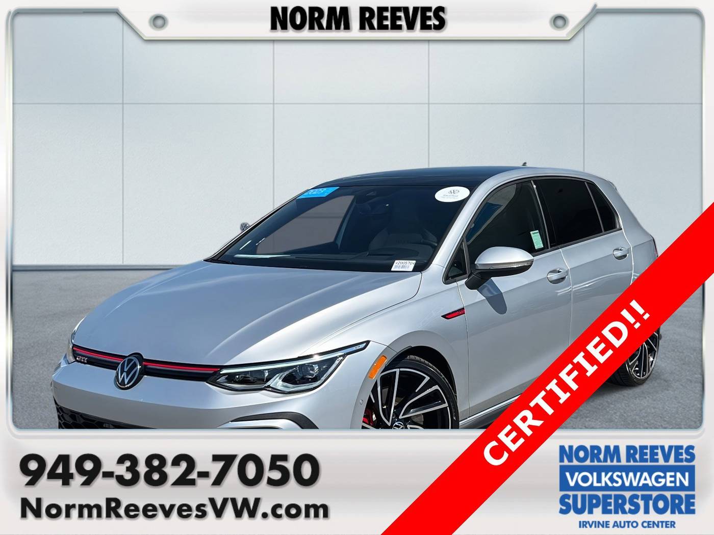 2023 Volkswagen Golf GTI Autobahn — Hatchback — 23,531 mi — Irvine, CA