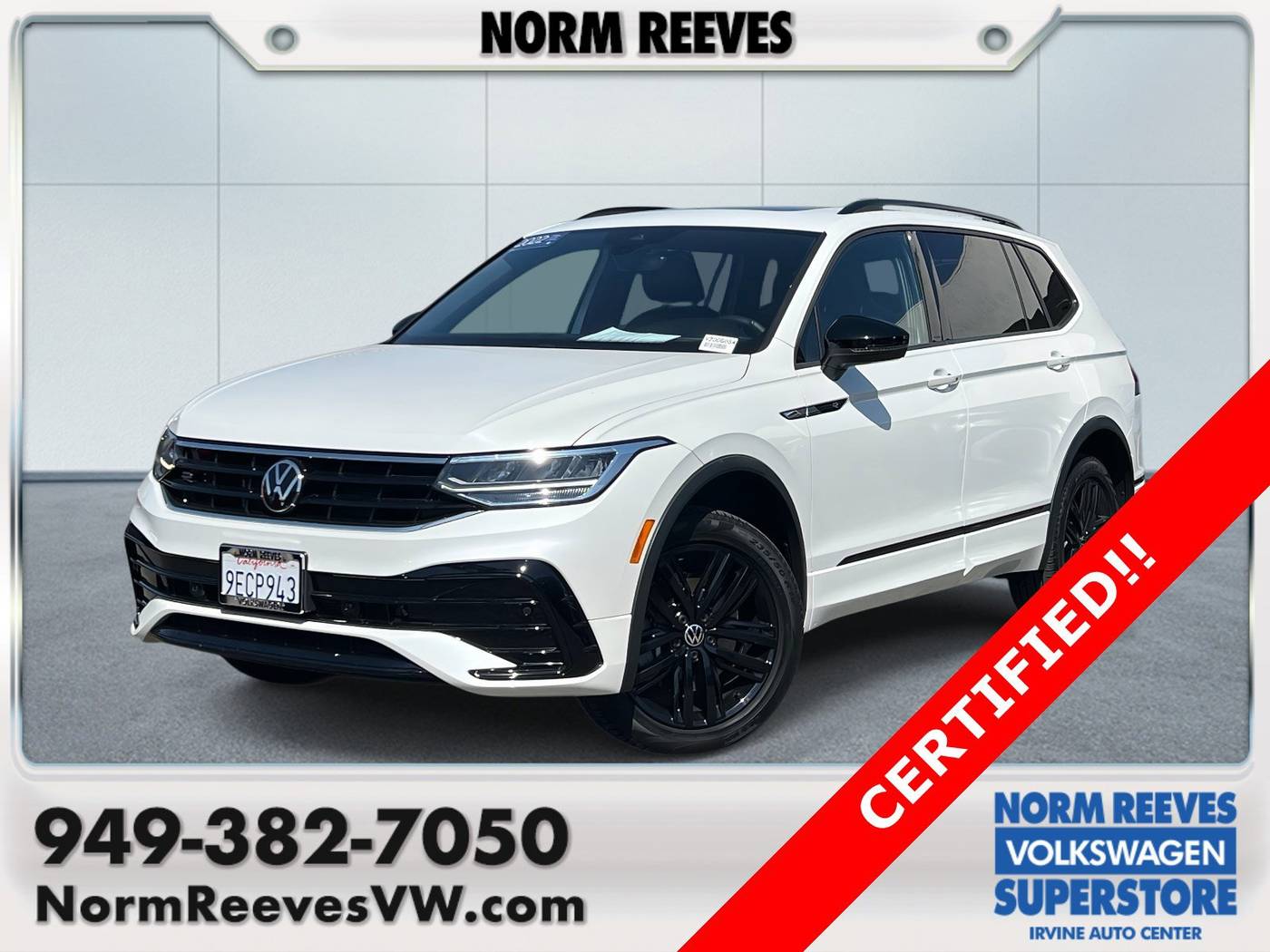 2022 Volkswagen Tiguan SE R-Line Black — SUV — 23,962 mi — Irvine, CA
